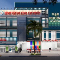 Thiết kế nội thất nhà thuốc bệnh viện Vạn Phước hiện đại